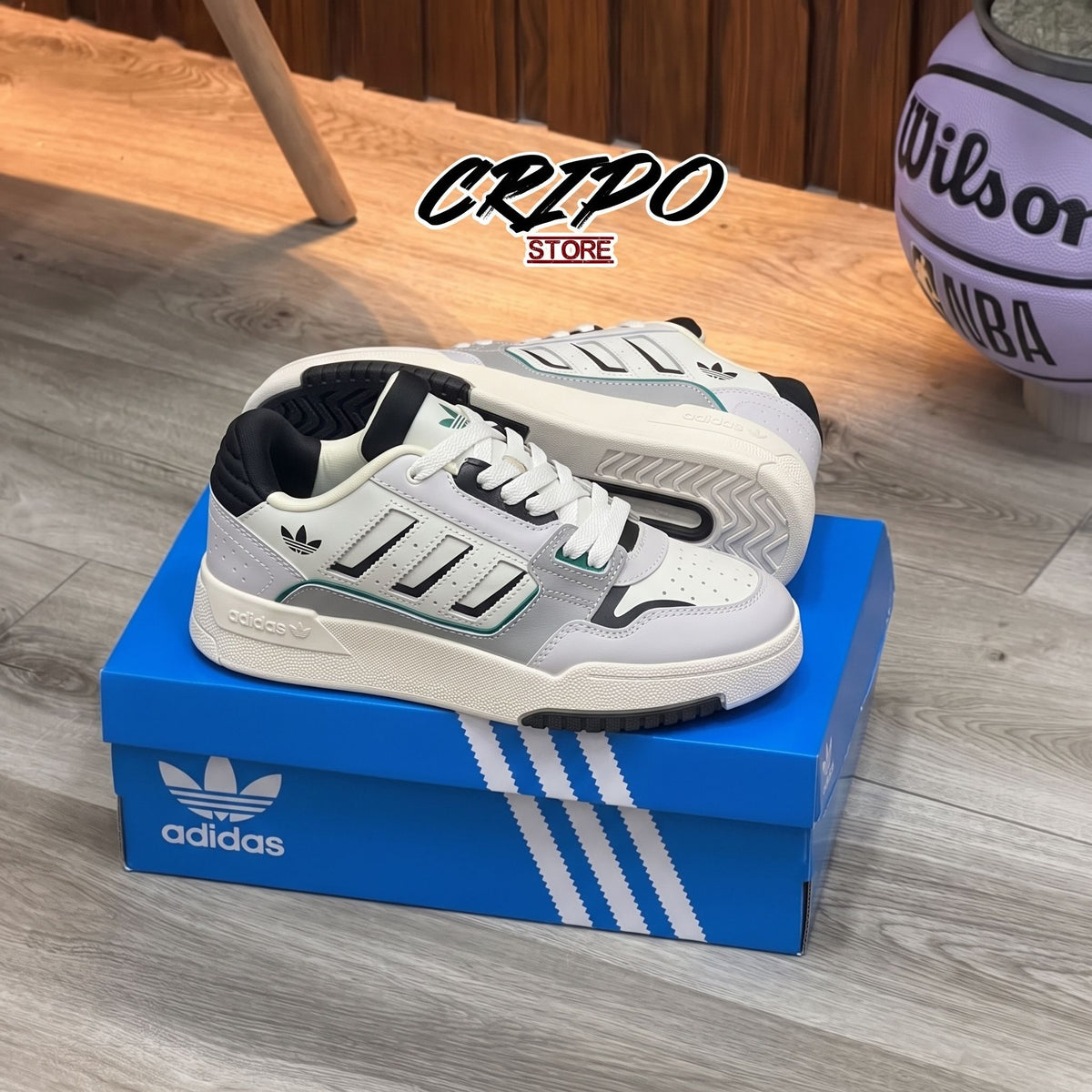 ADIDAS DROP STEP NEO GREEN