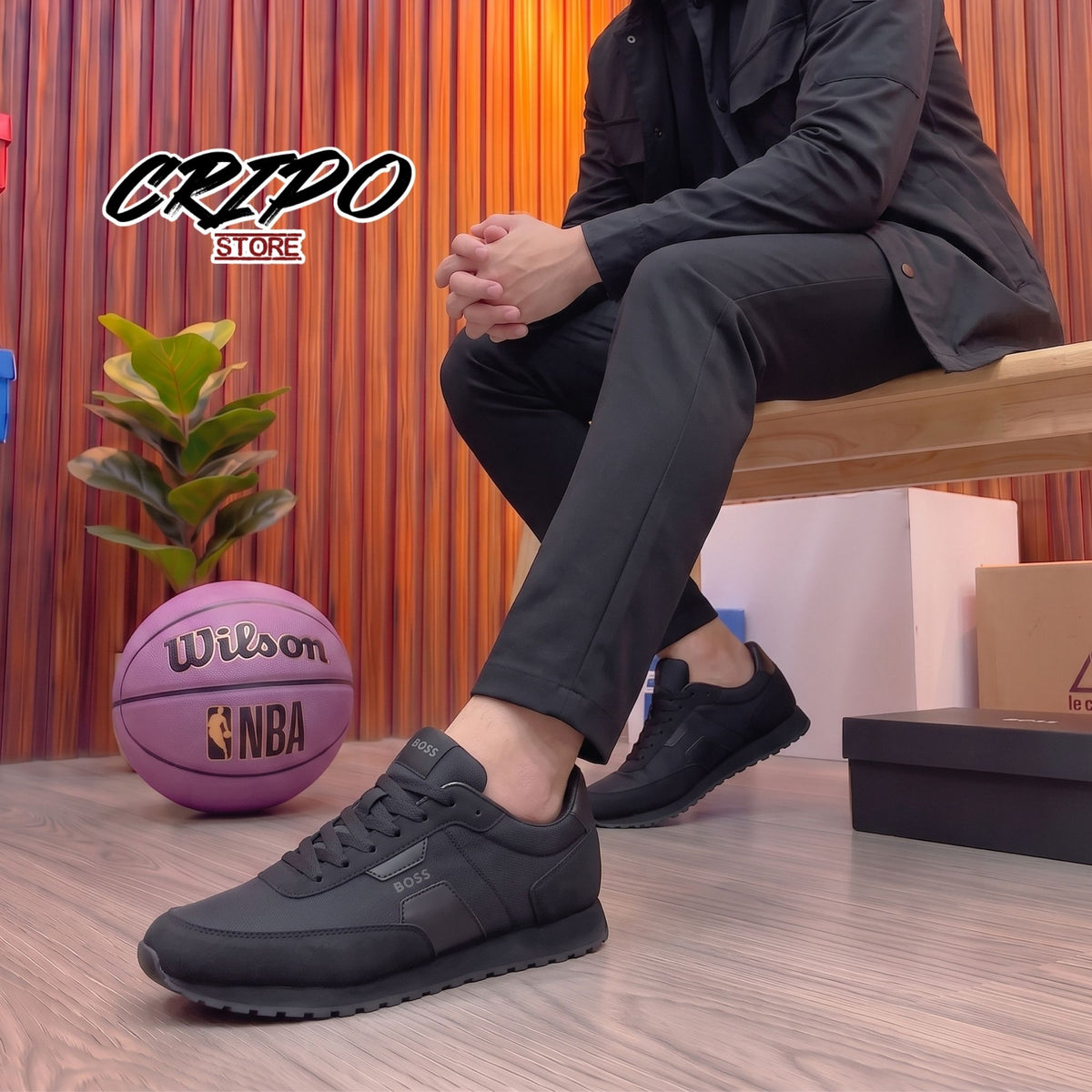 H.BOSS PARKOUR CORE BLACK