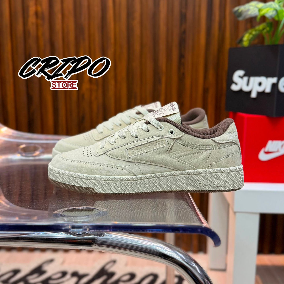 RBK CLUB C CREAM WALNUT
