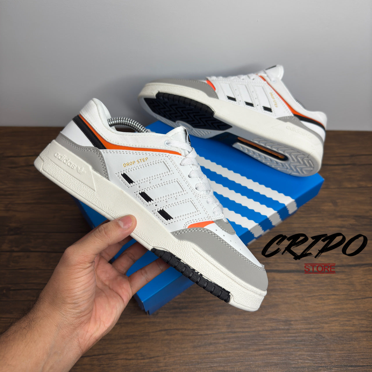 DROPSTEP BLANCO & NARANJA
