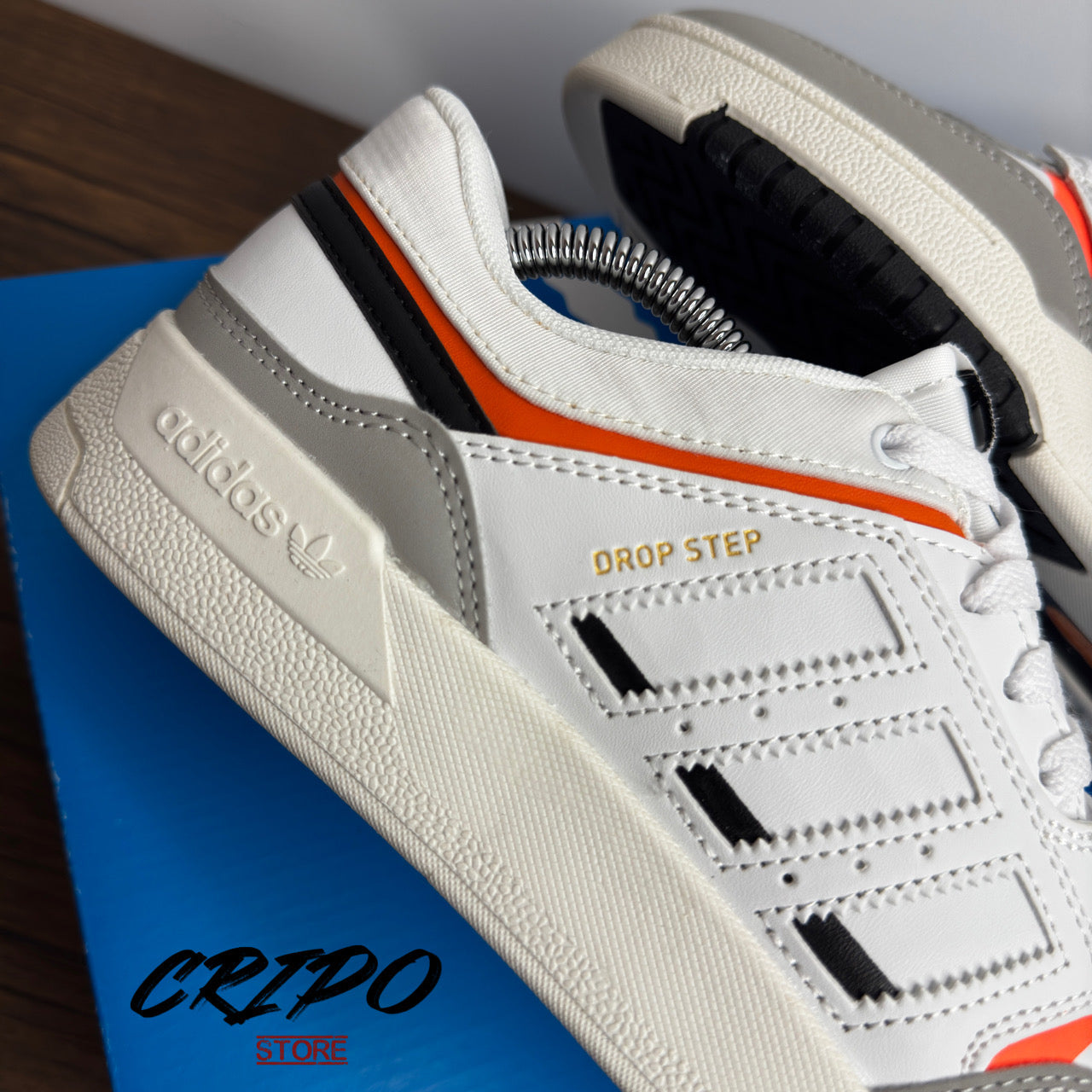 DROPSTEP BLANCO & NARANJA