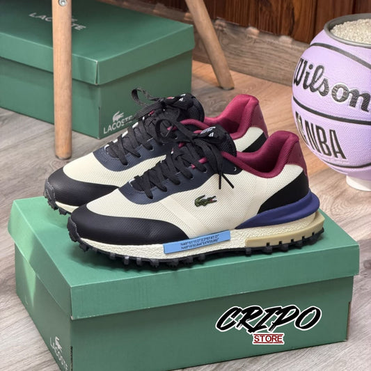 LACOSTE TRACK RETRO BURGUNDY