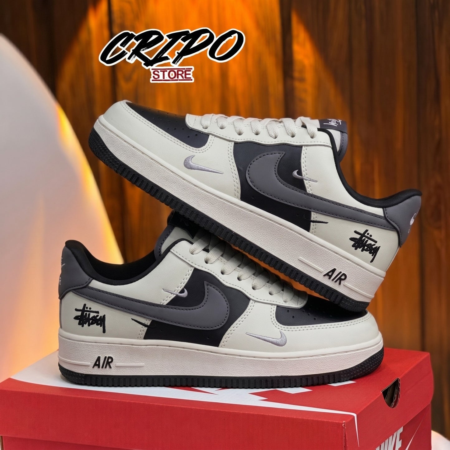 Nuevos AF1 - STÜSSY NOIR