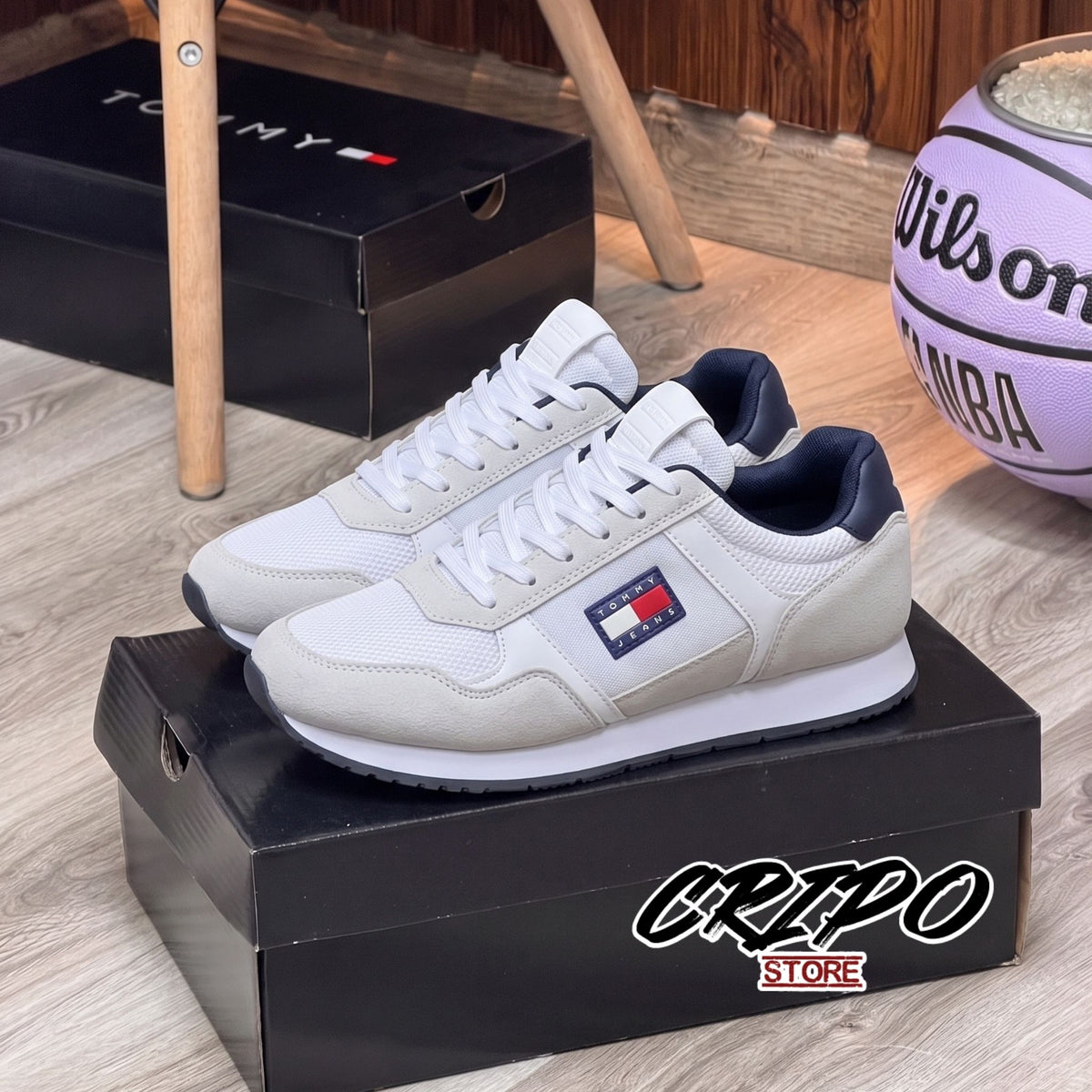TOMMY H. RUNNER PLATINUM WHITE